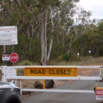 scene of a light plane crash in Southwest Sydney bushland